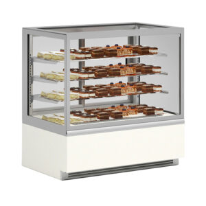 Refrigerated Pastry Display Case Square Glass | RF-WRP