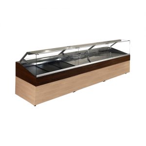Refrigerated Straight Glass Display Case | CP-WRP