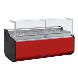 Square Glass Heated Display Case | MDS-HD
