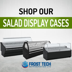 Read more about the article Keep your salads fresh and beautifully presented with Frost Tech Refrigeration’s premium Salad Display Cases.