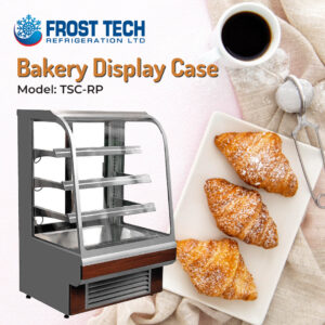 Read more about the article Bakery & Pastry Display Case with Curved Glass. Model TSC-RP