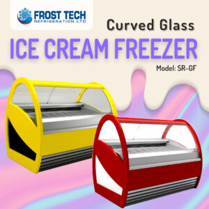 Read more about the article Ice Cream Display Freezer – Curved Glass – Model SR-GF