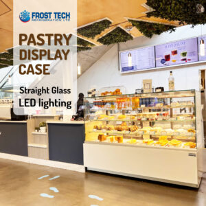 Read more about the article Our Pastry Display Cases with Square Glass offers a clear, modern design