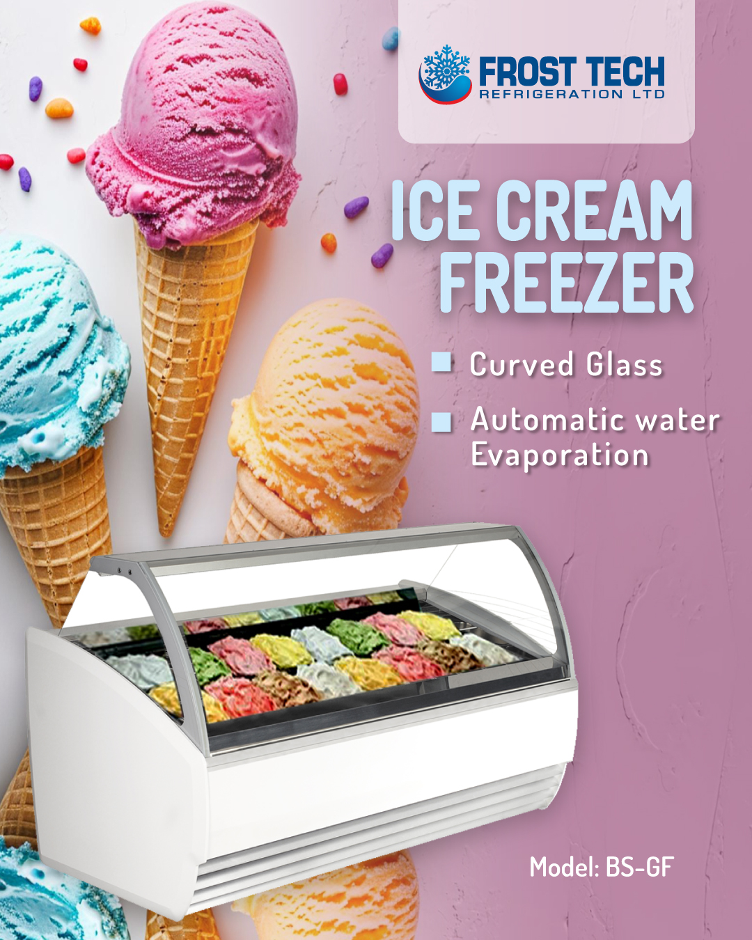 Read more about the article Introducing the Frost Tech Refrigeration BS-GF Ice Cream Freezer