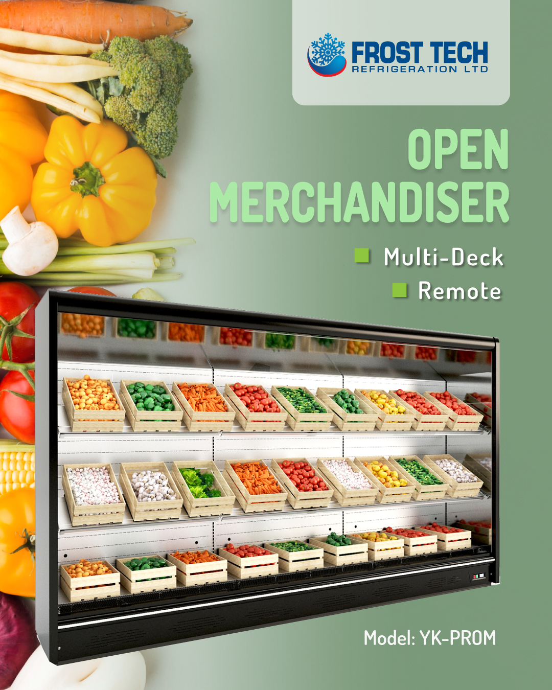 Read more about the article Fruit & Vegetable Open Merchandisers
