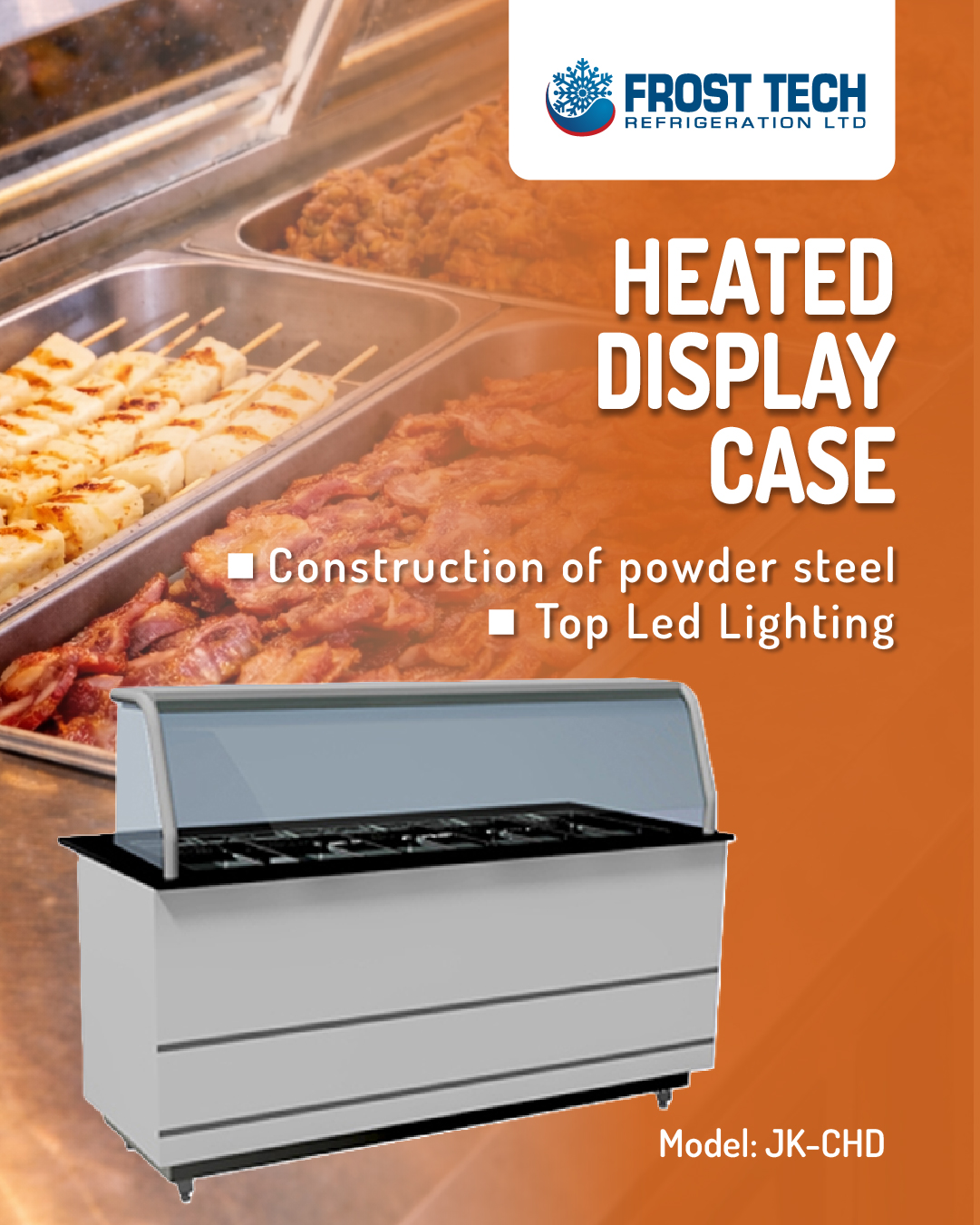 You are currently viewing Heated Display Case  –  JK-CHD – Frost Tech Refrigeration
