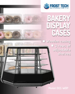 Read more about the article Bakery Display cases – DCC-WDP –  Frost Tech Refrigeration