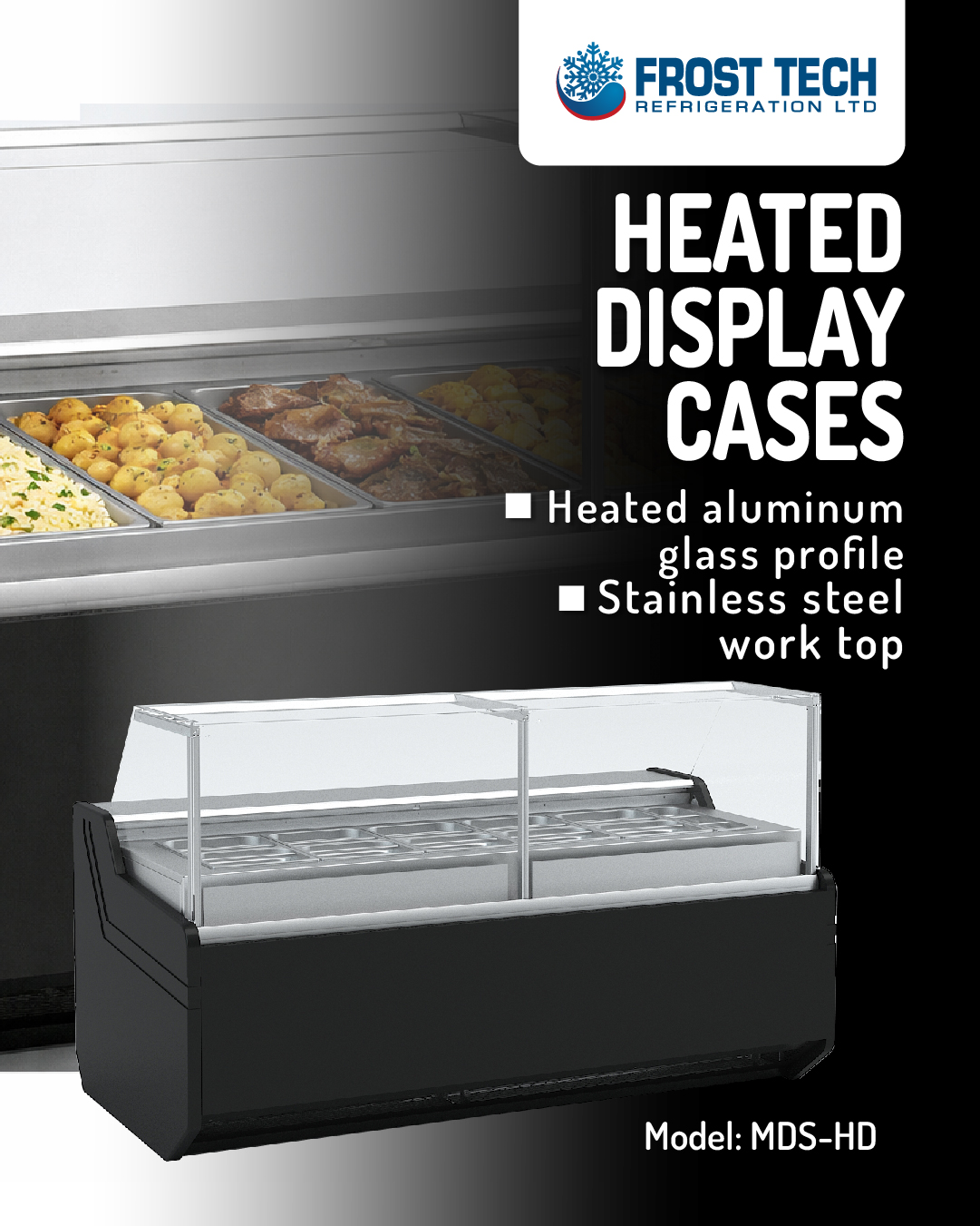 You are currently viewing heated display cases – MDS-HD –  Frost Tech Refrigeration
