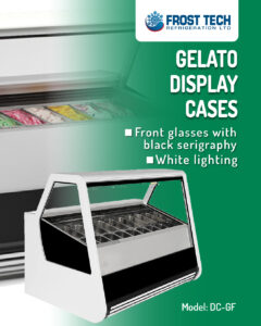Read more about the article gelato display cases  – DC-GF –  Frost Tech Refrigeration