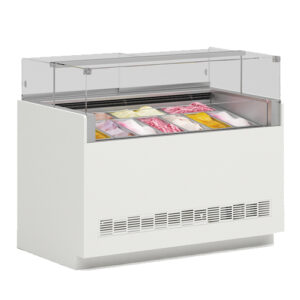 Square Glass Gelato Display Case | VLV-GF