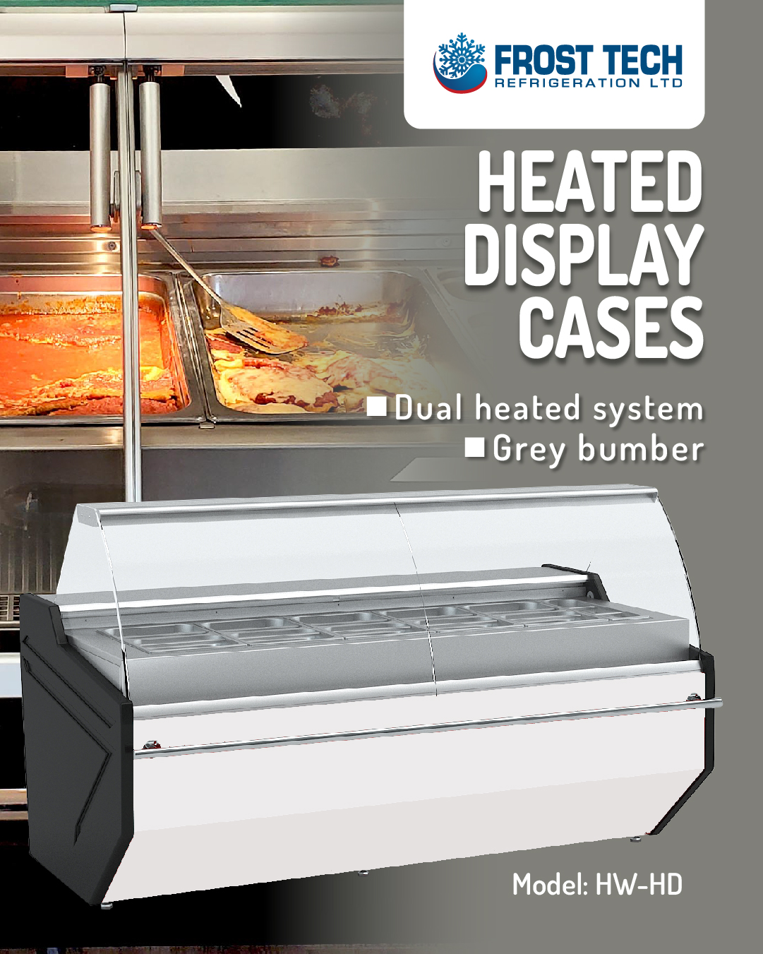 You are currently viewing heated display cases  – HW-HD –  Frost Tech Refrigeration