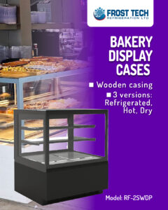 Read more about the article Bakery Display Cases  – RF-2SWDP –  Frost Tech Refrigeration