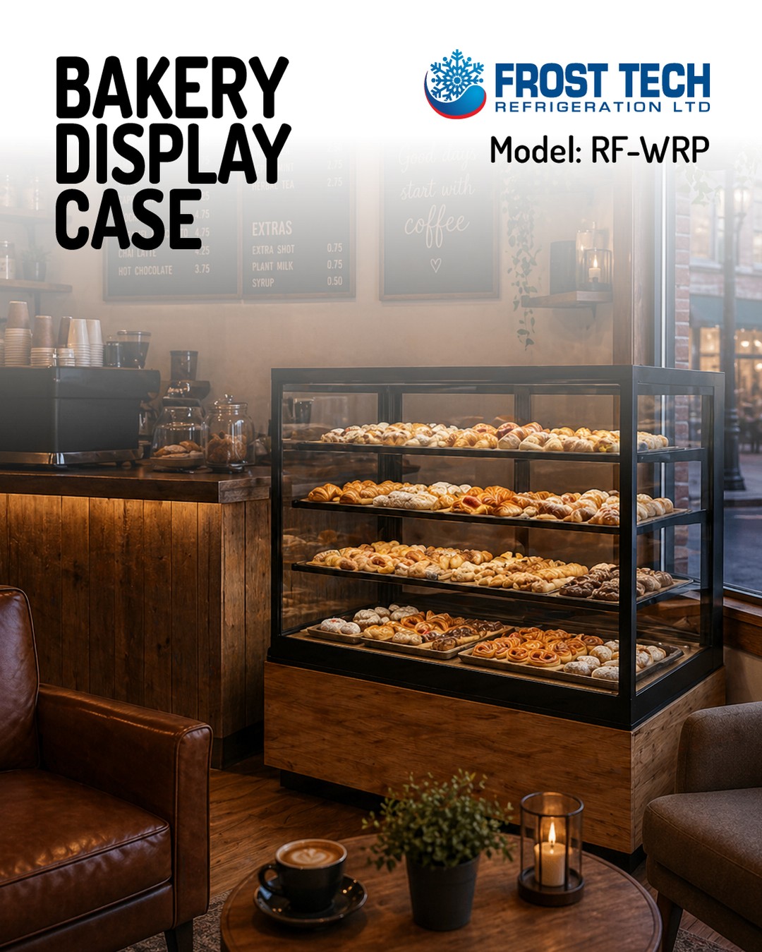 Read more about the article Bakery Display Case – Model RF-WRP – Frost Tech Refrigeration