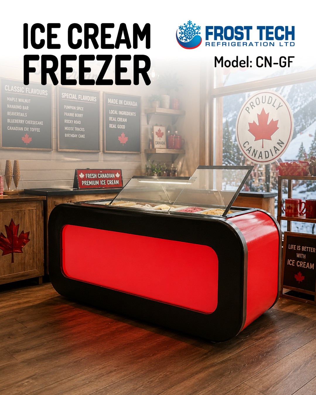 Read more about the article Gelato & Ice Cream Freezer – Model CN-GF – Frost Tech Refrigeration