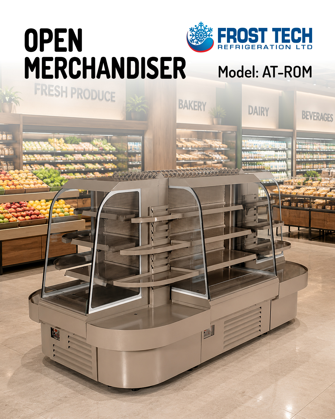 Read more about the article Open Merchandiser – Model: AT-ROM –  Frost Tech Refrigeration