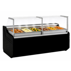 Square Glass Heated Display Case | MDS-HD