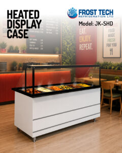 Read more about the article Heated Display Case JK-SHD | Straight Glass Hot Food Display | Frost Tech Refrigeration