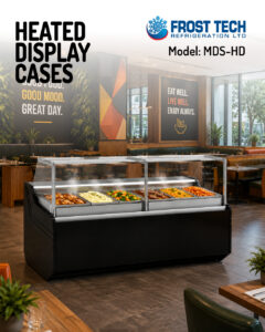 Read more about the article Heated Display Cases MDS-HD | Square Glass Hot Food Display | Frost Tech Refrigeration