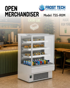 Read more about the article Open Merchandiser TSS-ROM | Tiered Refrigerated Display for Retail | Frost Tech Refrigeration