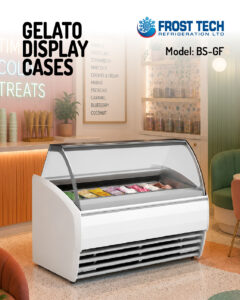 Read more about the article Gelato Display Cases BS-GF | Curved Glass Gelato Display Case