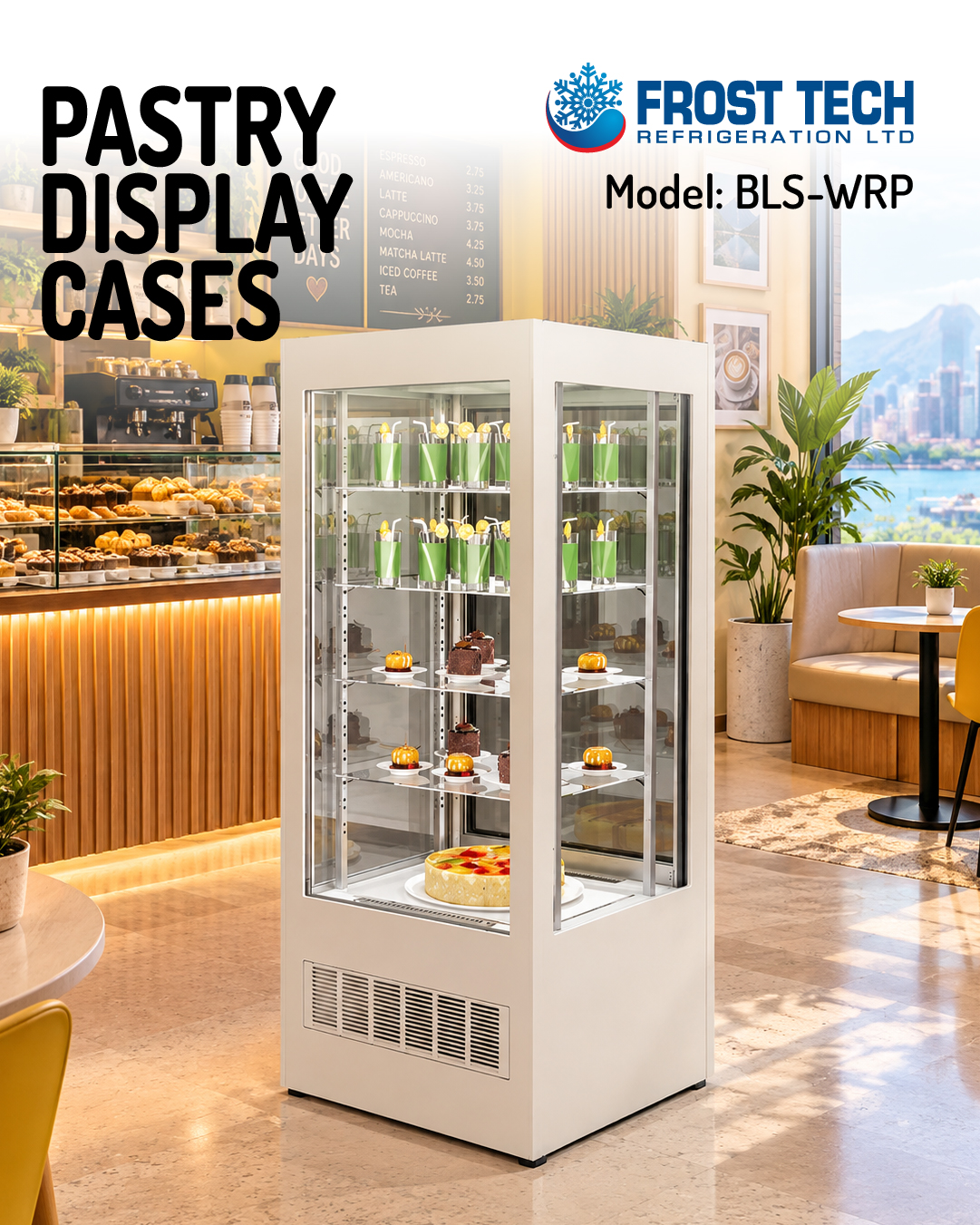 You are currently viewing Refrigerated Pastry Display Cases | BLS-WRP