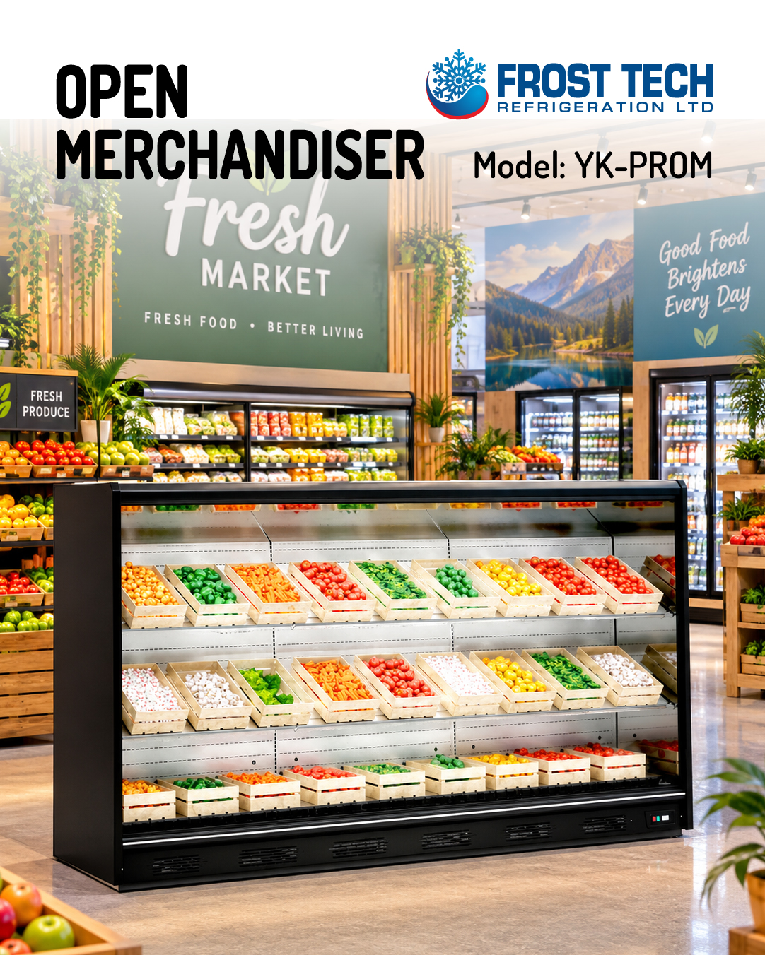 Read more about the article Open Merchandiser | YK-PROM Multi-Deck Display